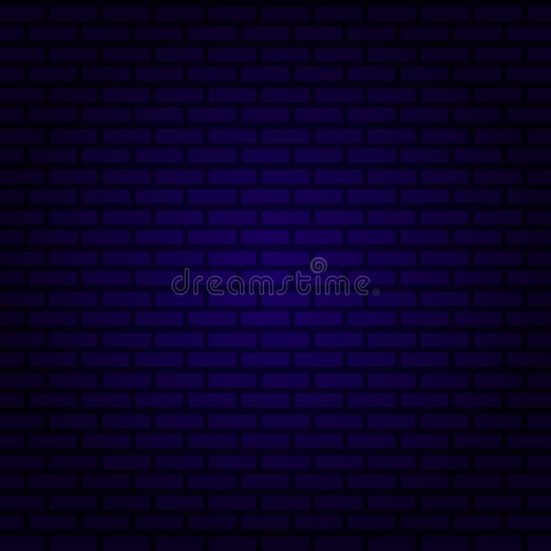 Illustration of a dark blue brick wall.