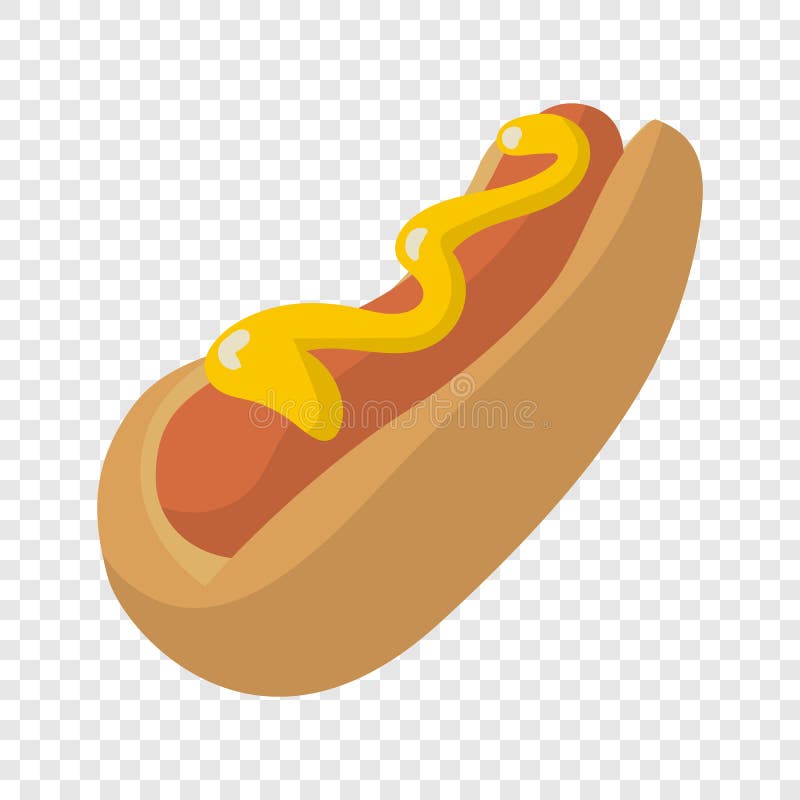 Illustration de bande dessinée de hot-dog illustration libre de droits Illustration de bande dessinée de hot-dog illustration libre de droits