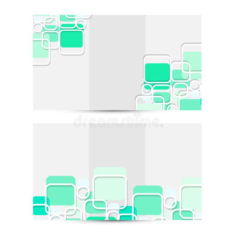 Illustration de brochure triple d'affaires Vecteur illustration libre de droits