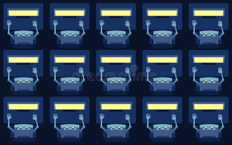 Illustration de concept de réseau de robot illustration stock Illustration de concept de réseau de robot illustration stock