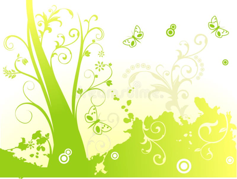 Illustration florale vectorielle illustration stock