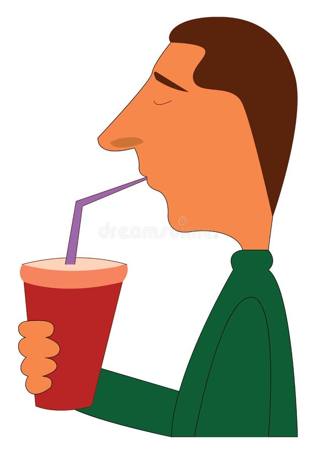 Illustration de la caricature du vecteur jus de boisson pour l'homme illustration de vecteur Illustration de la caricature du vecteur jus de boisson pour l'homme illustration de vecteur