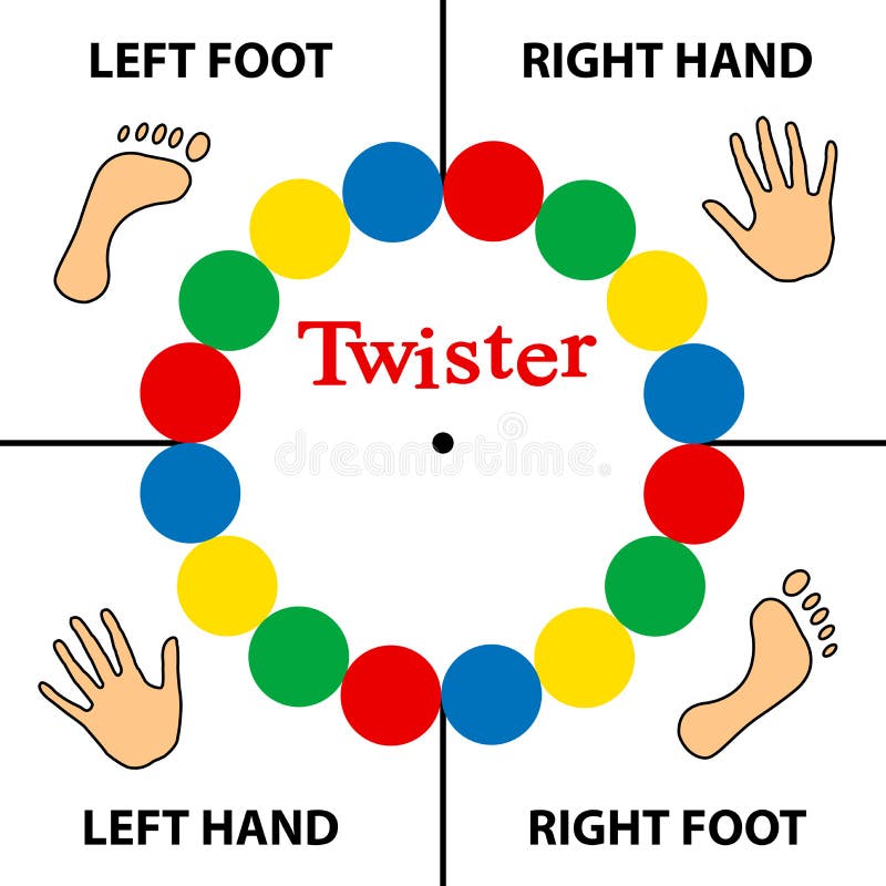 Plateau de jeu Twister