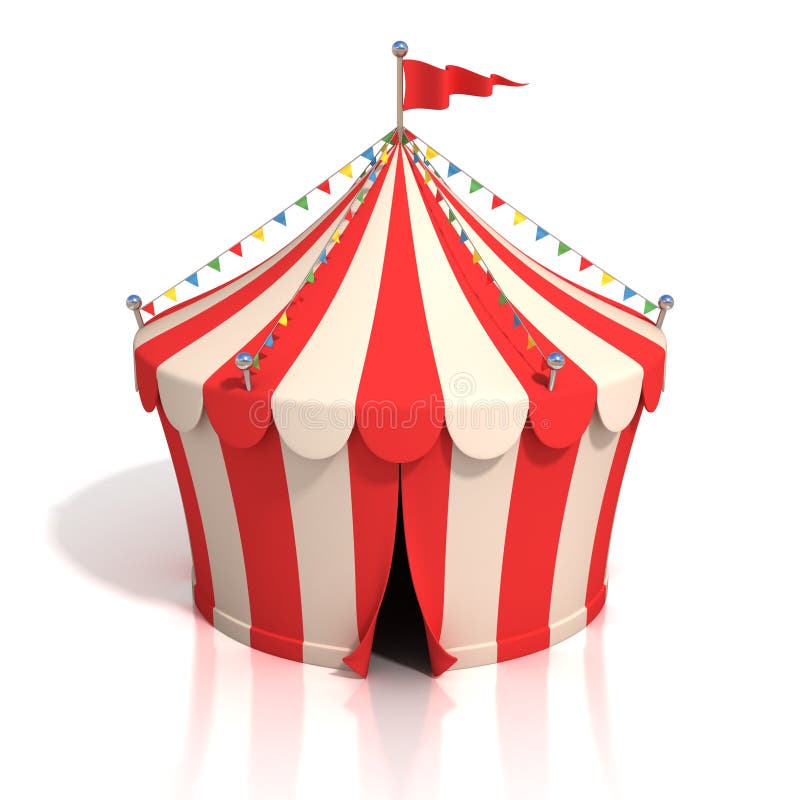 Illustration de la tente de cirque 3d illustration de vecteur Illustration de la tente de cirque 3d illustration de vecteur