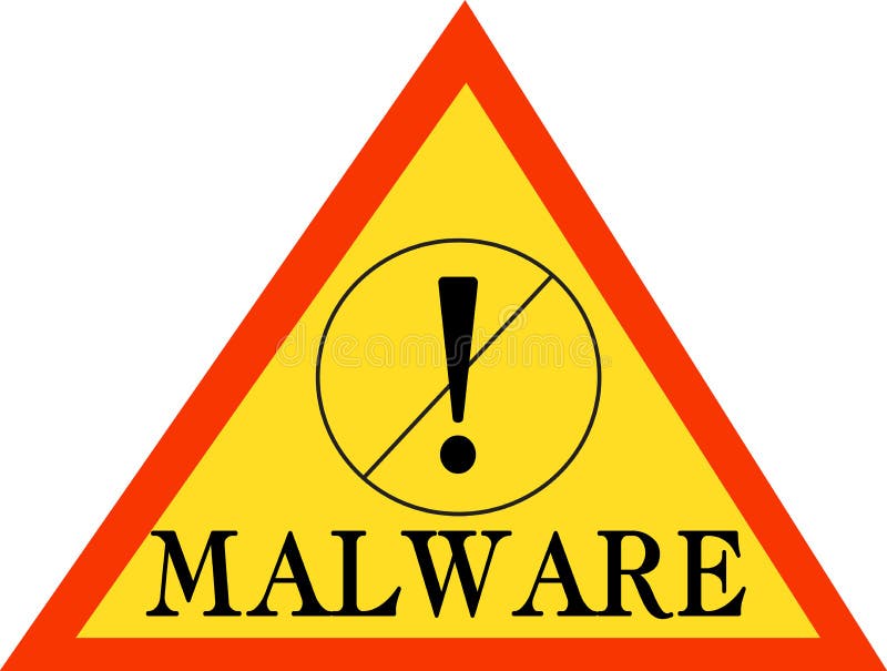 Illustration de logo des textes de mot de Malware illustration libre de droits Illustration de logo des textes de mot de Malware illustration libre de droits