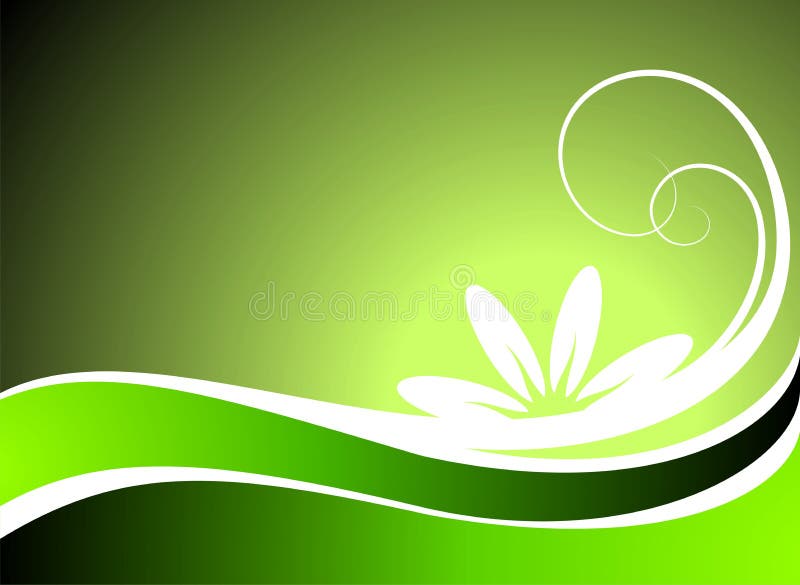 Illustration de source de vecteur avec la fleur illustration libre de droits Illustration de source de vecteur avec la fleur illustration libre de droits