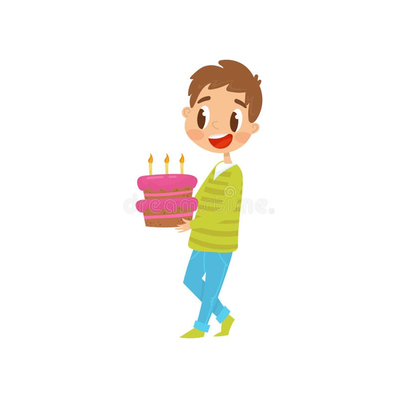 Illustration de transport de vecteur de bande dessinée de gâteau d'anniversaire de garçon mignon sur un fond blanc illustration de vecteur Illustration de transport de vecteur de bande dessinée de gâteau d'anniversaire de garçon mignon sur un fond blanc illustration de vecteur