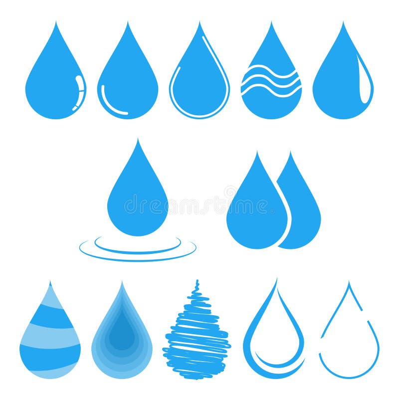 Illustration de vecteur de baisse de l'eau Calibre pour la conception de logo illustration de vecteur Illustration de vecteur de baisse de l'eau Calibre pour la conception de logo illustration de vecteur