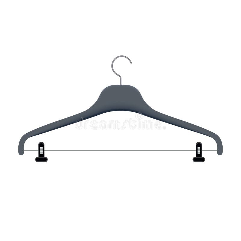 Illustration de vecteur de cintre Support de manteau pour l'appare accrochant illustration libre de droits Illustration de vecteur de cintre Support de manteau pour l'appare accrochant illustration libre de droits