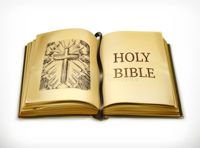 Illustration de vecteur de Sainte Bible illustration stock Illustration de vecteur de Sainte Bible illustration stock