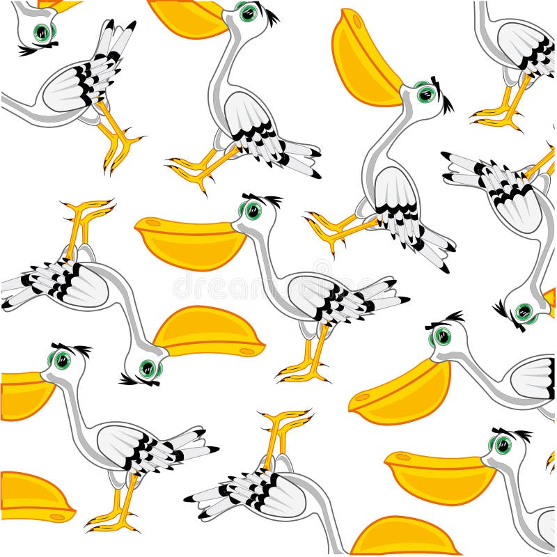 Illustration de vecteur du modèle décoratif de pélican d'oiseau illustration libre de droits Illustration de vecteur du modèle décoratif de pélican d'oiseau illustration libre de droits