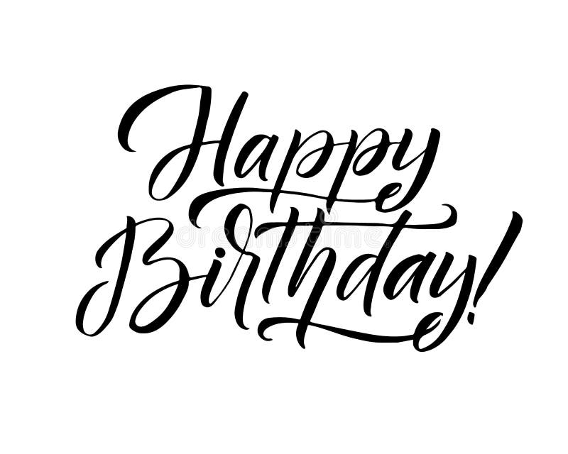 Illustration De Vecteur Lettrage Moderne Manuscrit De Brosse De Joyeux Anniversaire Sur Le Fond Blanc Conception De Typographie Illustration De Vecteur Illustration Du Decoration Isolement Illustration De Vecteur Lettrage Moderne Manuscrit De Brosse De Joyeux Anniversaire Sur Le Fond Blanc Conception De Typographie Illustration De Vecteur Illustration Du Decoration Isolement