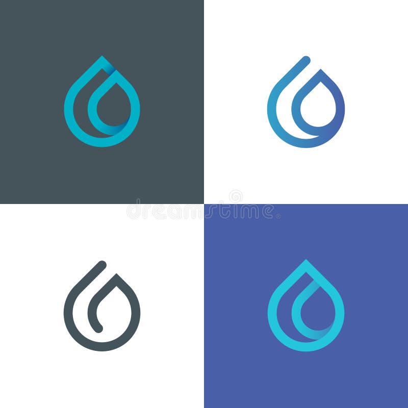 Illustration de vecteur de logo de baisse de l'eau Icône de gouttelette de gradient Élément de conception d'énergie de nature illustration de vecteur Illustration de vecteur de logo de baisse de l'eau Icône de gouttelette de gradient Élément de conception d'énergie de nature illustration de vecteur