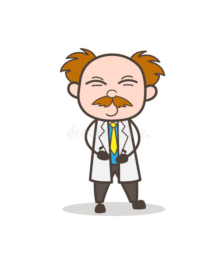 Illustration de vecteur de Naughty Smile Face de scientifique de bande dessinée illustration de vecteur Illustration de vecteur de Naughty Smile Face de scientifique de bande dessinée illustration de vecteur