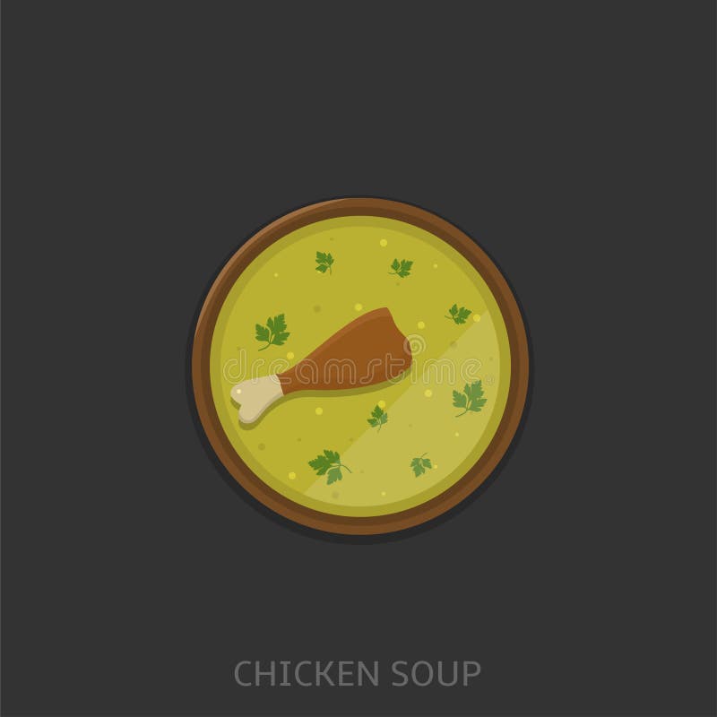 Illustration de vecteur de potage au poulet illustration de vecteur Illustration de vecteur de potage au poulet illustration de vecteur