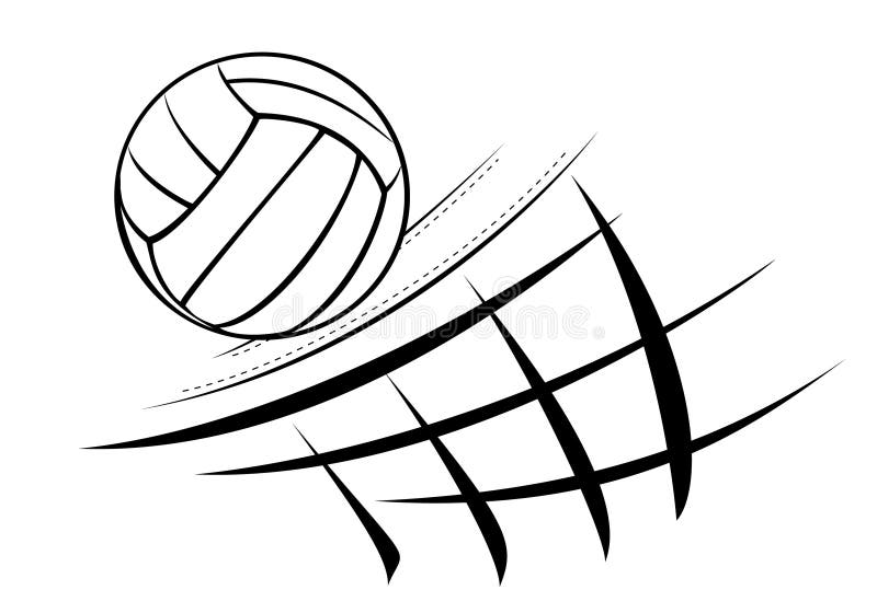 Illustration de volleyball illustration de vecteur Illustration de volleyball illustration de vecteur