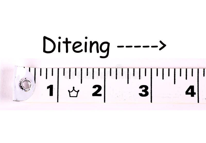 Illustration depicting plan for dieting vector illustration