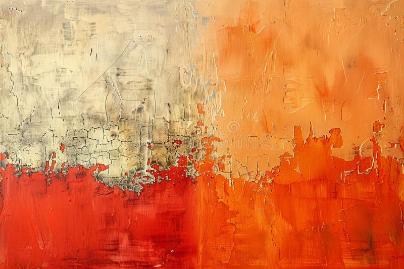 Digital artwork of orange and beige background, high quality, high resolution vector illustration.