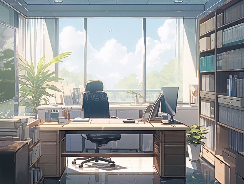 925827 indoors anime office  Rare Gallery HD Wallpapers