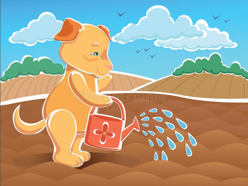 Dog Watering Stock Illustrations 426 Dog Watering Stock Illustrations