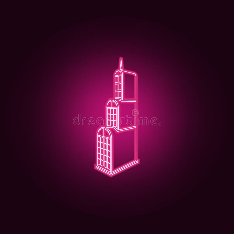 illustration du bâtiment 3d de l'icône d'hôtel Éléments du bâtiment 3d dans les icônes au néon de style Icône simple pour des sit illustration de vecteur illustration du bâtiment 3d de l'icône d'hôtel Éléments du bâtiment 3d dans les icônes au néon de style Icône simple pour des sit illustration de vecteur