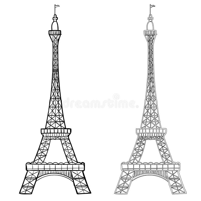 How to Draw the Eiffel Tower  Drawing  Illustration  WonderHowTo