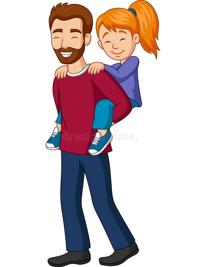 Piggyback Ride Stock Illustrations – 500 Piggyback Ride Stock  Illustrations, Vectors & Clipart - Dreamstime