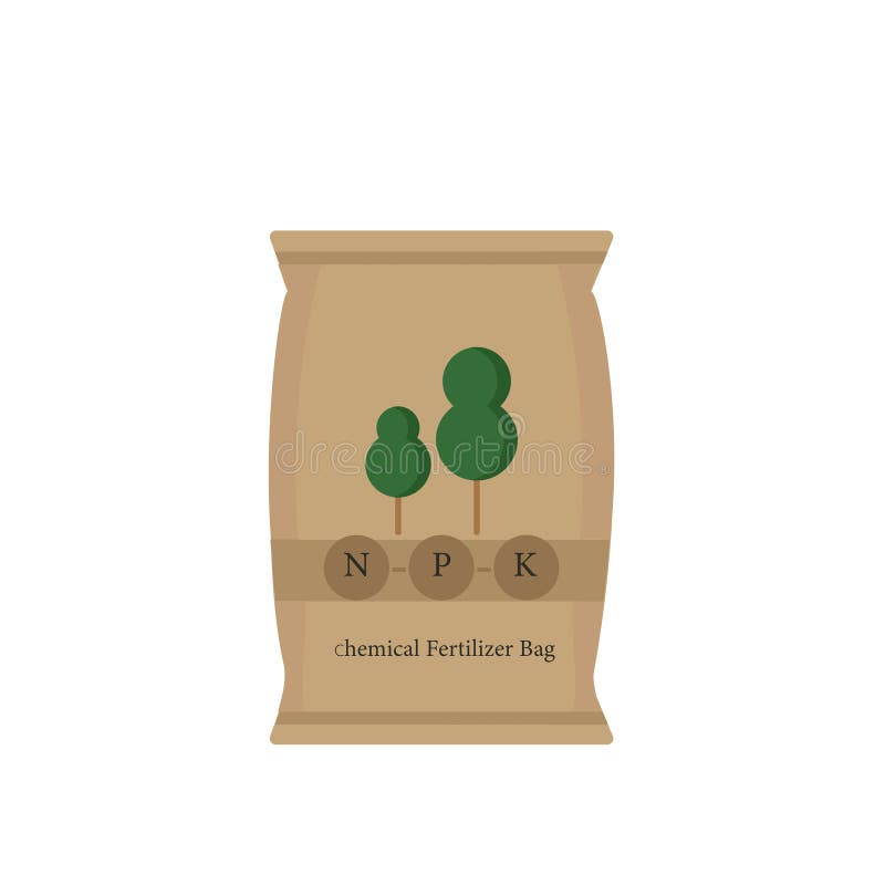 Illustration Fertilizer Bag Icon Stock Illustration - Illustration of