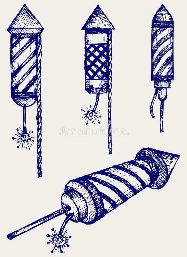 Illustration fireworks vector illustration