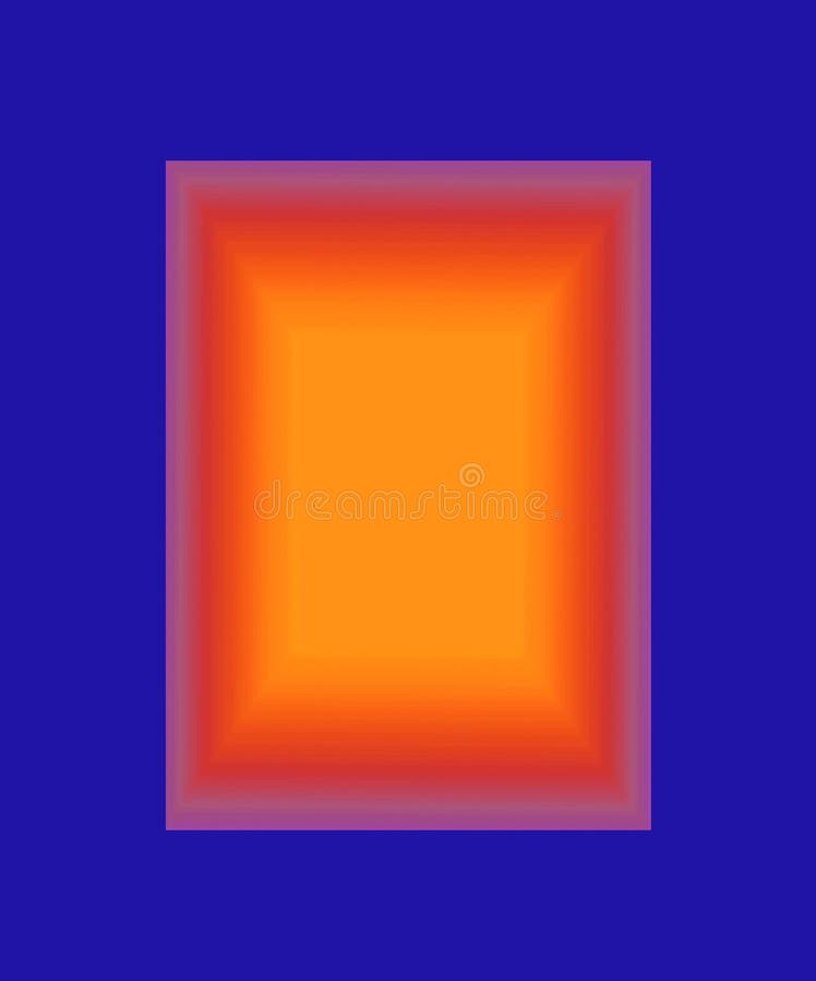 Illustration of Frame of Gradient Blue with Gradient Red Copy Space vector illustration