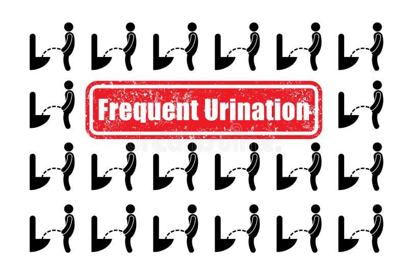 Frequent Urination As a Symptom of Disease Stock Vector - Illustration of  ilness, clinical: 133359125