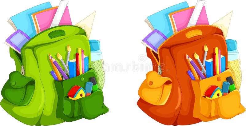 Plain Backpack Stock Illustrations – 245 Plain Backpack Stock  Illustrations, Vectors & Clipart - Dreamstime