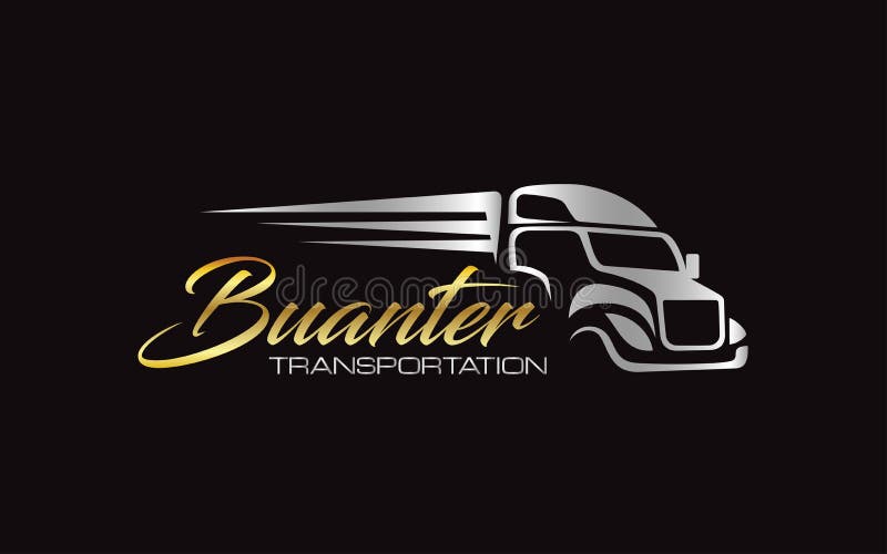 Illustration graphic vector of logistics and delivery company logo design template stock illustration