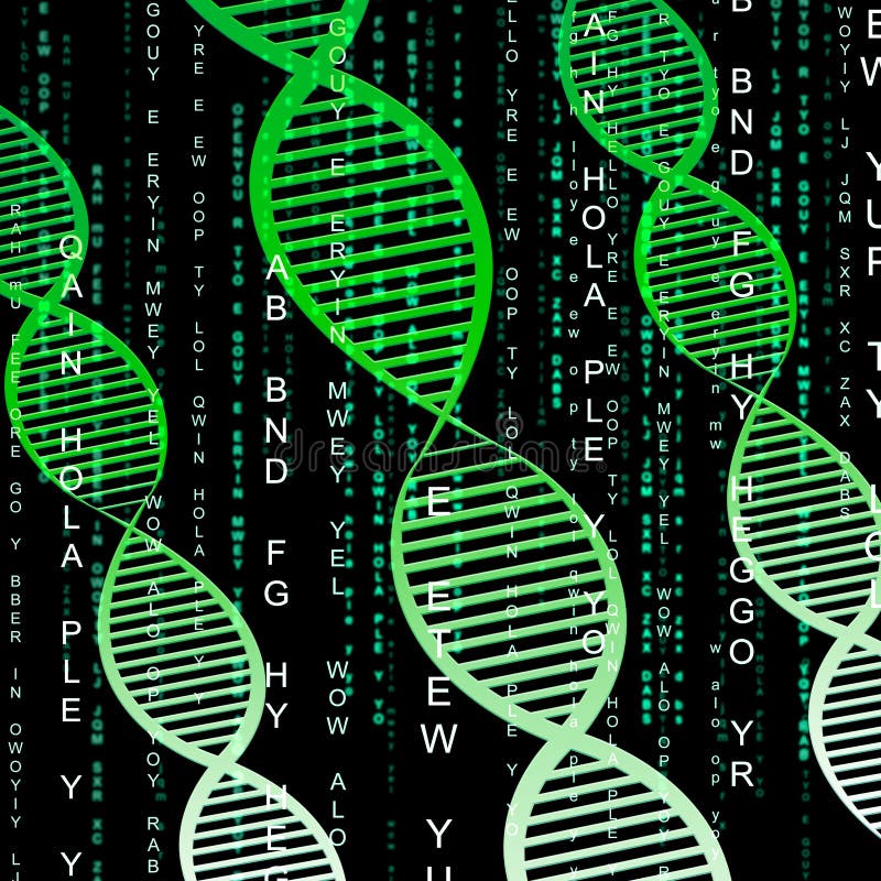 Illustration génétique du chromosome 3d de signification d'hélice d'ADN illustration stock Illustration génétique du chromosome 3d de signification d'hélice d'ADN illustration stock