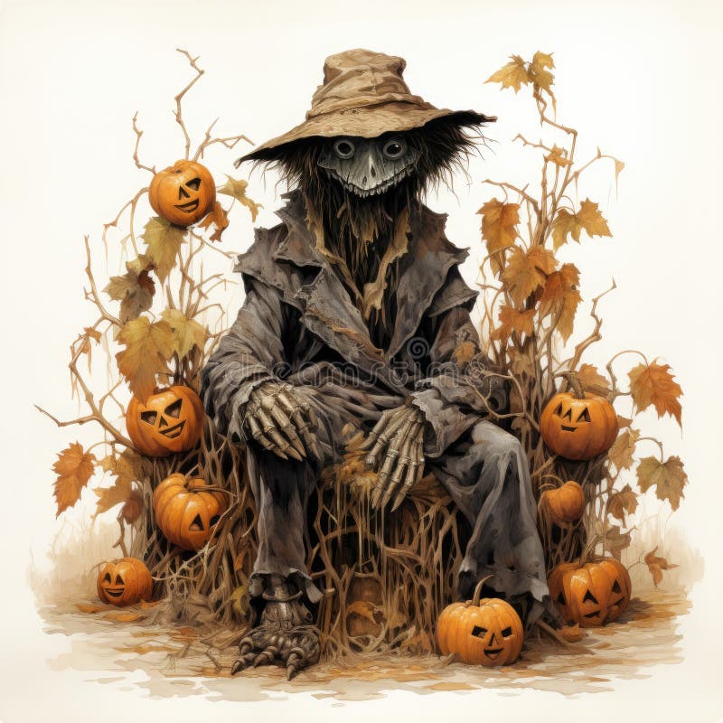 Scarecrow Drawing Stock Photos Free Royalty Free Stock Photos from
