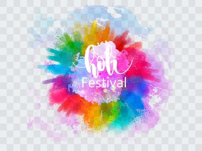 Illustration of Happy Holi for Color Festival of India Celebration, Holi  Splash Background Stock Vector - Illustration of abstract, dancing:  213362264