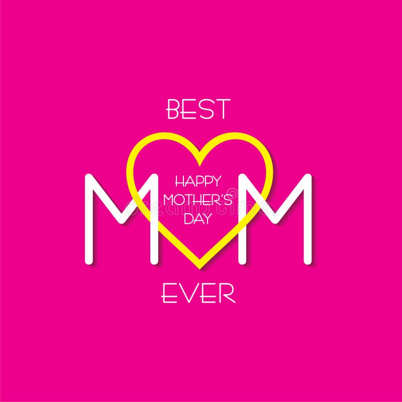 Best mom ever Stock Illustration by ©Maryart #110285022