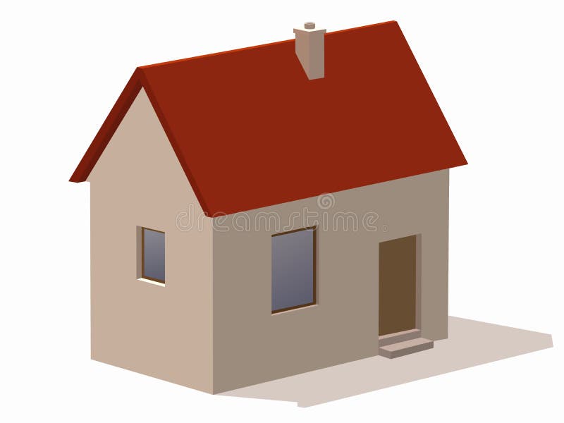 Cottage House Drawing Colored Stock Illustration Illustration Of Carrot Garden 74857370