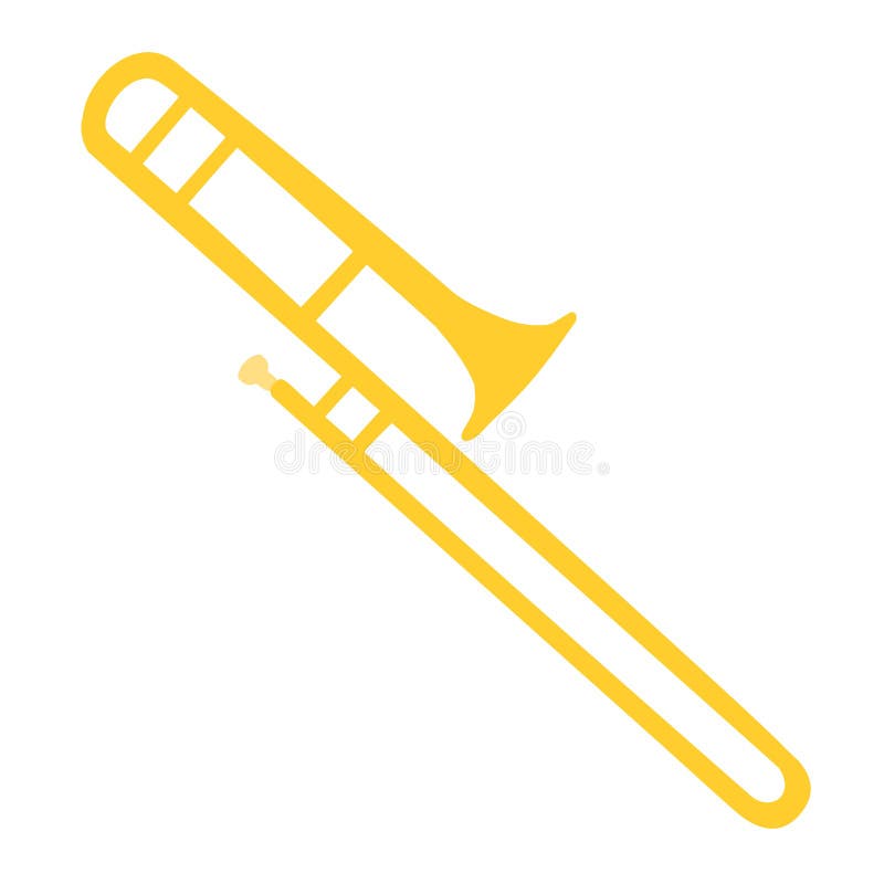 Illustration of trombone stock vector. Illustration of performance