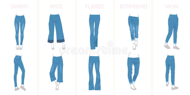 Illustration Of Men`s Jeans Stock Illustration - Illustration of ...