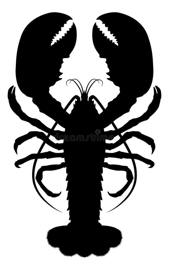 Crawfish Black White Stock Illustrations 501 Crawfish Black White