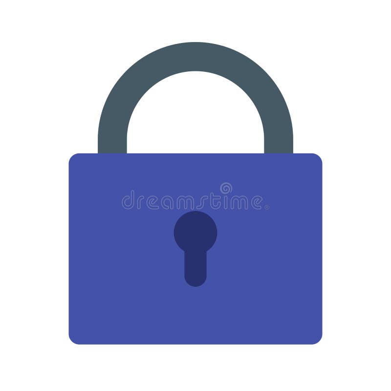 Illustration Lock Icon For Personal And Commercial Use. stock illustration