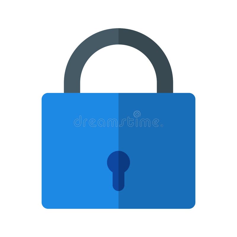 Illustration Lock Icon For Personal And Commercial Use. stock illustration