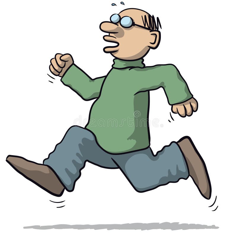 Running man stock vector. Illustration of running, person - 17991086