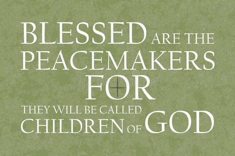 Beatitudes Peacemakers Olive