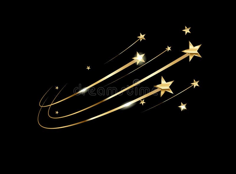 Illustration med gula stj?rnor p? svart bakgrund f?r begreppsdesign Bel?gga med metall skinande gul bladguld f?r guld- bakgrund royaltyfri illustrationer Illustration med gula stj?rnor p? svart bakgrund f?r begreppsdesign Bel?gga med metall skinande gul bladguld f?r guld- bakgrund royaltyfri illustrationer
