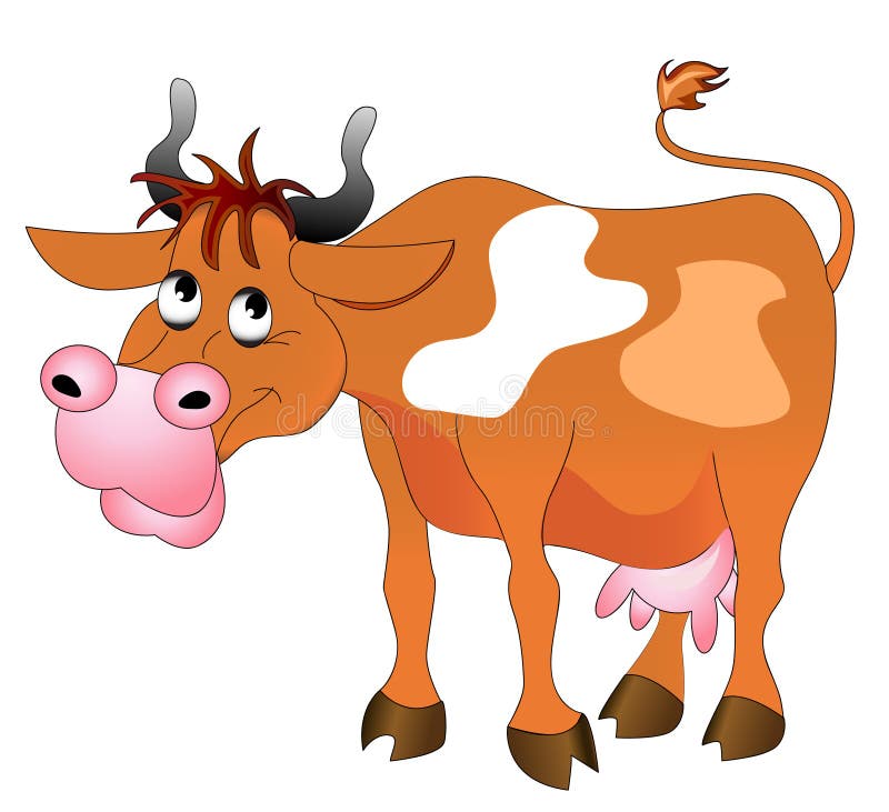 Illustration merry cow vector illustration Illustration merry cow vector illustration