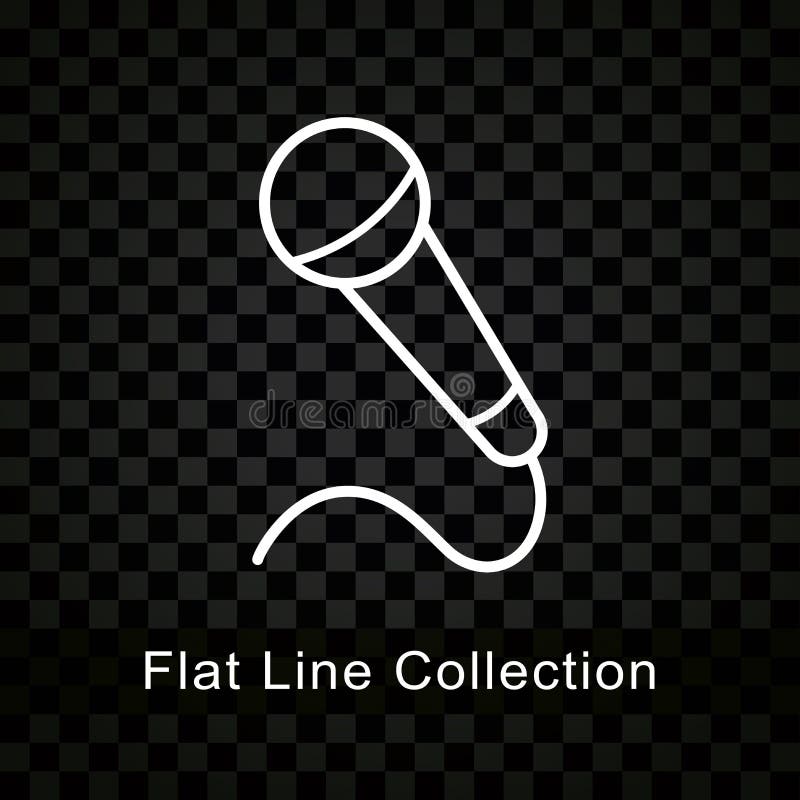 Microphone icon on checkered background vector illustration Microphone icon on checkered background vector illustration