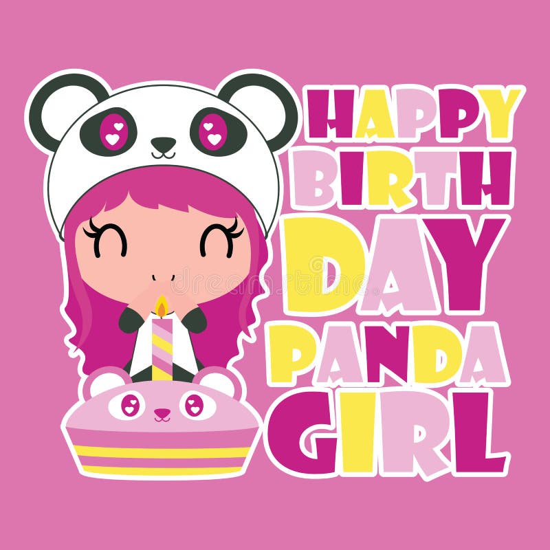 Illustration Mignonne De Bande Dessinee De Fete D Anniversaire De Fille De Panda Pour Le Design De Carte De Joyeux Anniversaire Illustration Stock Illustration Du Carte Design Illustration Mignonne De Bande Dessinee De Fete D Anniversaire De Fille De Panda Pour Le Design De Carte De Joyeux Anniversaire Illustration Stock Illustration Du Carte Design