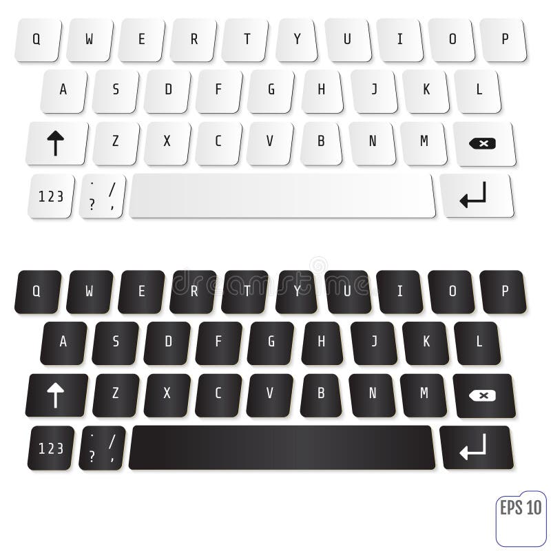 Computer Illustration Keyboards Stock Illustrations – 584 Computer ...